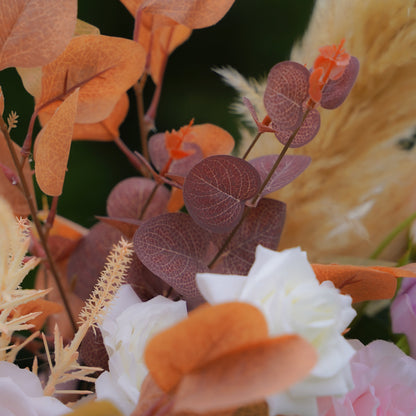 A003 Dusty Flower Arch Wedding Party Background